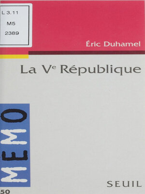 cover image of La Ve République